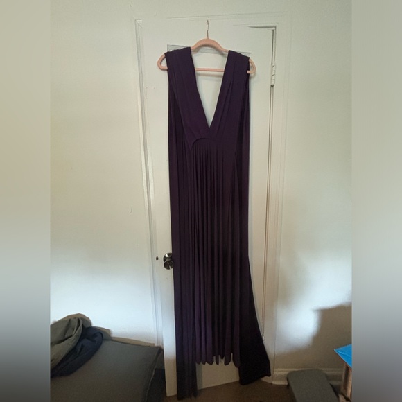 PURPLE Lulus “Tricks of the Trade” maxi wrap convertible dress! - Picture 10 of 10